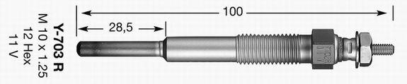 NGK Glow Plug Y - 703R (3782) - Vroom Classics