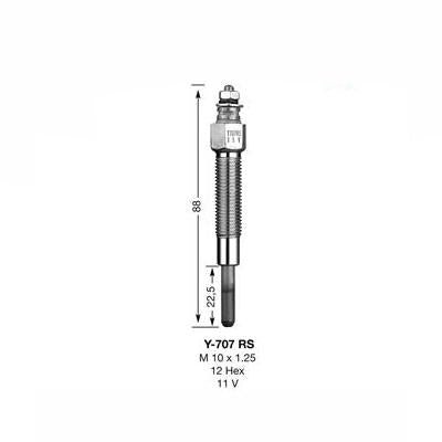 NGK Glow Plug Y-707RS (4937) - Vroom Classics
