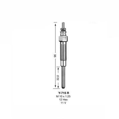 NGK Glow Plug Y-715R (5376) - Vroom Classics