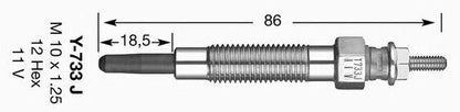 NGK Glow Plug Y-733J (8944) - Vroom Classics