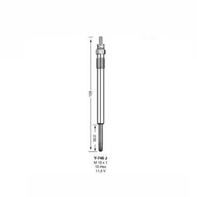 NGK Glow Plug Y-746J (7992) - Vroom Classics