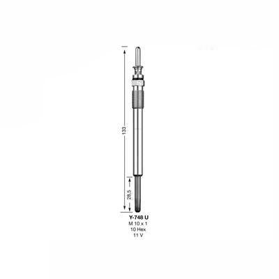 NGK Glow Plug Y-748U (5000) - Vroom Classics