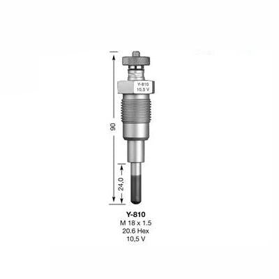 NGK Glow Plug Y-810 (6929) - Vroom Classics