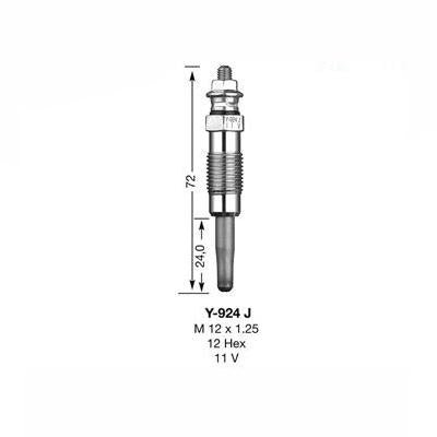 NGK Glow Plug Y-924J (3473) - Vroom Classics