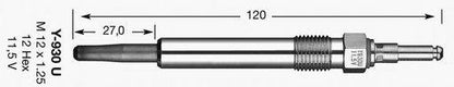 NGK Glow Plug Y - 930U (5568) - Vroom Classics