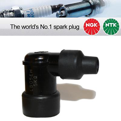 NGK LB05EH Resistor Spark Plug Cap black 8334 - Vroom Classics