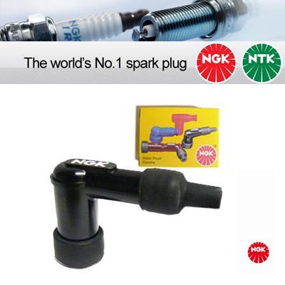 NGK LB05F Resistor Spark Plug Cap black 8051 - Vroom Classics