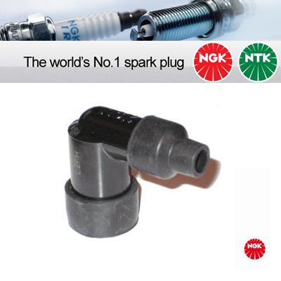 NGK LZFH black Spark Plug Cap None Resistor - 8710 - Vroom Classics