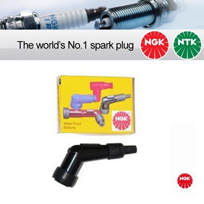 NGK Resistor Spark Plug Cap YB05F black (8082) - Vroom Classics