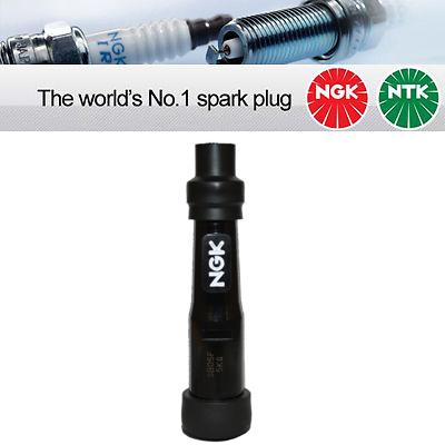 NGK SB05F Resistor Spark Plug Cap black 8080 - Vroom Classics