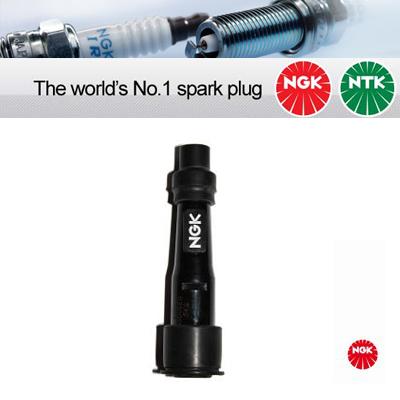 NGK SD05EG Resistor Spark Plug Cap 10 - 12mm Nut Terminal Black - Vroom Classics