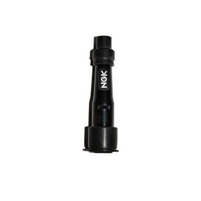 NGK SD05EG Resistor Spark Plug Cap 10 - 12mm Nut Terminal Black - Vroom Classics