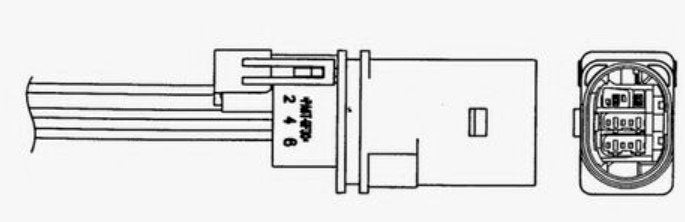 NGK UAA0004 - VW004 / UAA0004VW004 / 97375 Lambda Sensor Genuine NGK Component - Vroom Classics