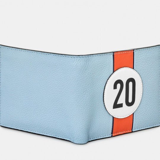 No 20 Blue Gulf Racing Stripe Wallet - Vroom Classics