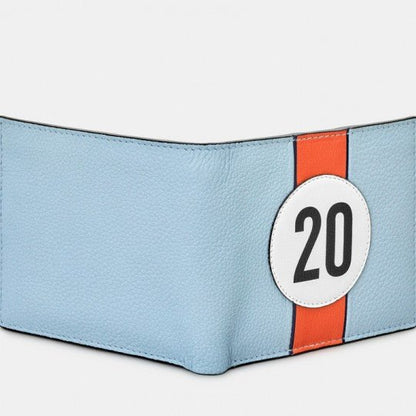 No 20 Blue Gulf Racing Stripe Wallet - Vroom Classics