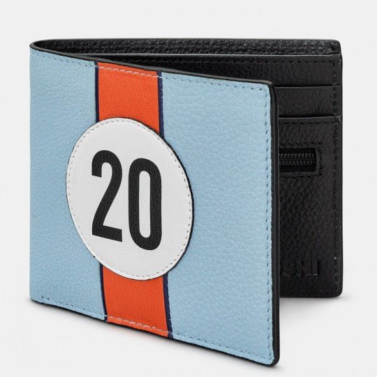 No 20 Blue Gulf Racing Stripe Wallet - Vroom Classics