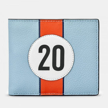 No 20 Blue Gulf Racing Stripe Wallet - Vroom Classics