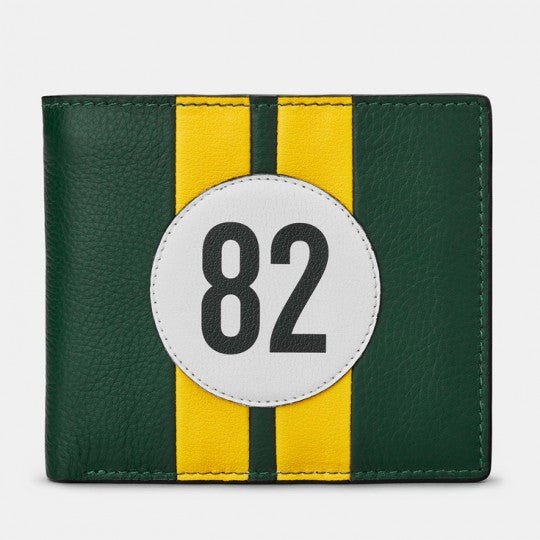 No 82 Green Lotus Racing Stripe Wallet - Vroom Classics