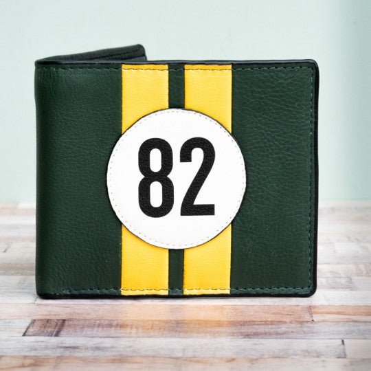 No 82 Green Lotus Racing Stripe Wallet - Vroom Classics