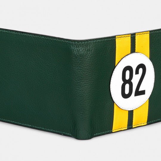 No 82 Green Lotus Racing Stripe Wallet - Vroom Classics