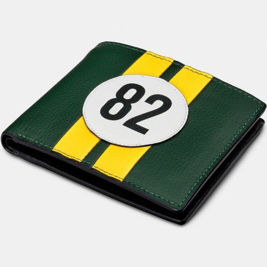 No 82 Green Lotus Racing Stripe Wallet - Vroom Classics