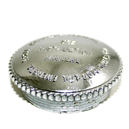 Oil Tank Cap BSA Screw in oil tank chaincase filler cap lubricant instructions - Vroom Classics
