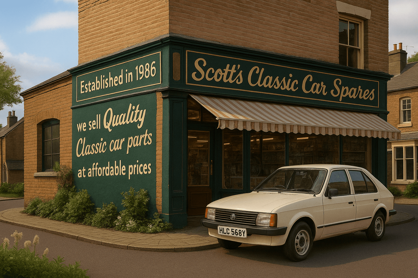 OPEL ASCONA C,VAUXHALL CAVALIER (1981 - 85)REAR BRAKE CABLES PAIR - BC2040,BC2041 - Vroom Classics