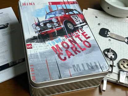 Paddy Hopkirk's Legendary Mini Tribute Metal Storage Box - Vroom Classics