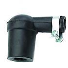 Patte Spark Plug Cap R90 Black Water Resistant Rubber Lodge No Resistor - Vroom Classics