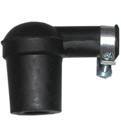 Patte Spark Plug Cap R90 Black Water Resistant Rubber Lodge No Resistor - Vroom Classics