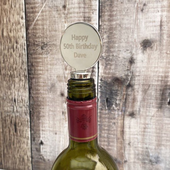 Personalised Tax Disc Bottle Stopper - Vroom Classics