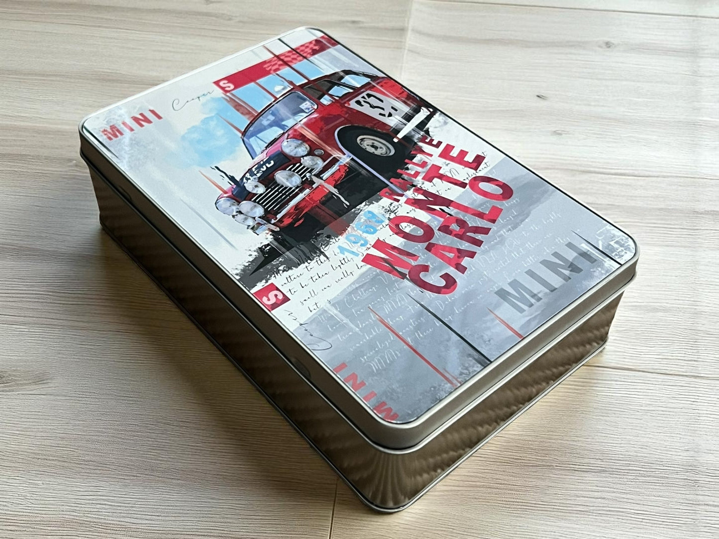 Paddy Hopkirk's Legendary Mini Tribute Metal Storage Box