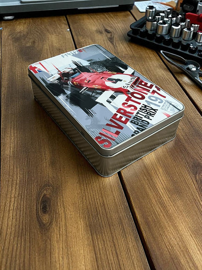 Jackie Ickx Ferrari 312B Tribute Metal Storage Box