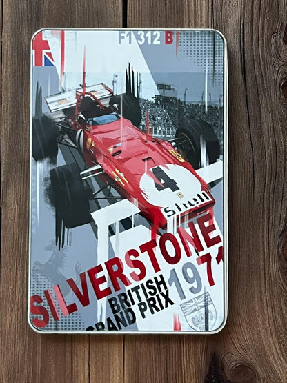 Jackie Ickx Ferrari 312B Tribute Metal Storage Box