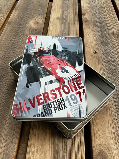 Jackie Ickx Ferrari 312B Tribute Metal Storage Box
