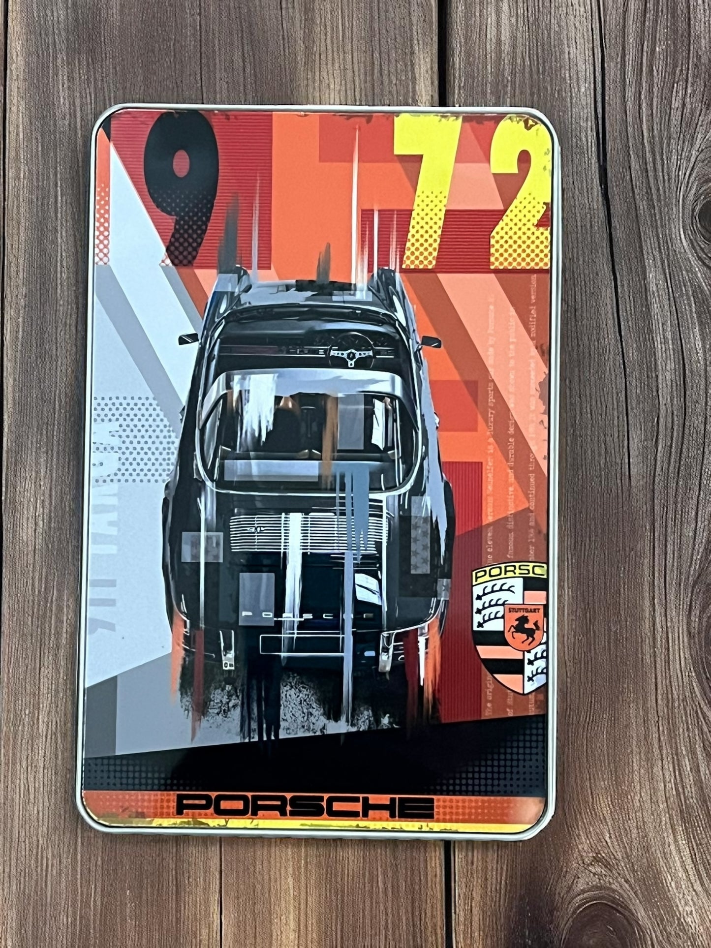 Porsche 911 Targa Tribute Metal Storage Box
