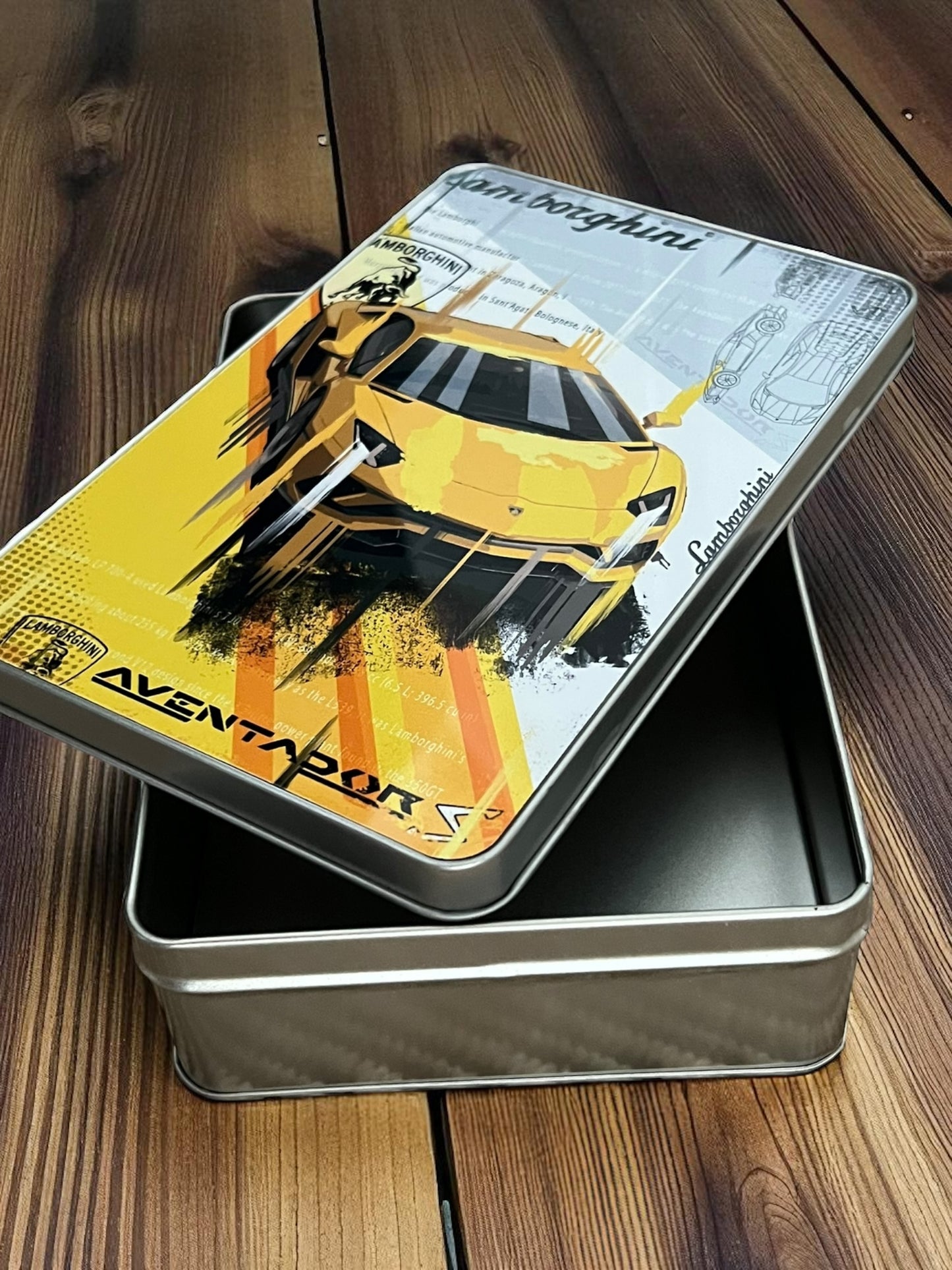 Lamborghini Aventador S Tribute Metal Storage Box