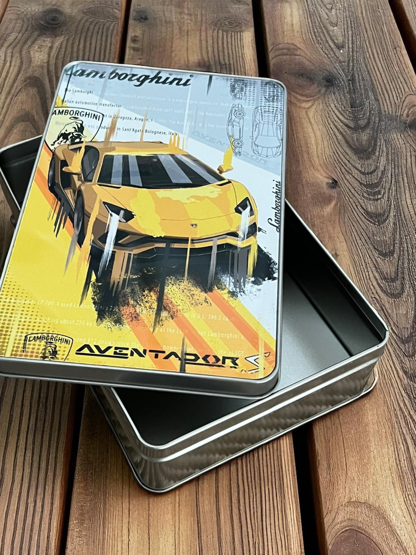 Lamborghini Aventador S Tribute Metal Storage Box