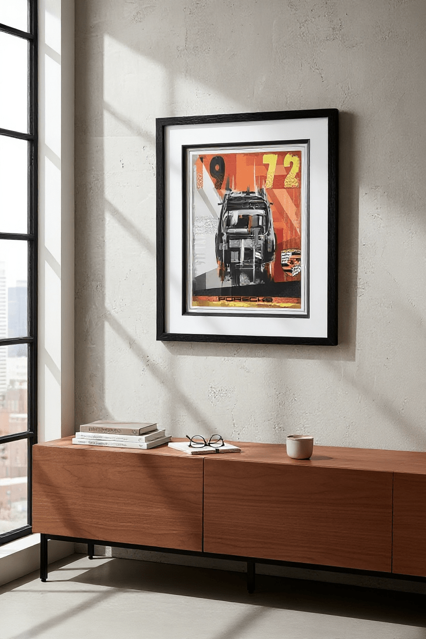Porsche 911 Targa 1972 Pop Art Print - Large - Vroom Classics
