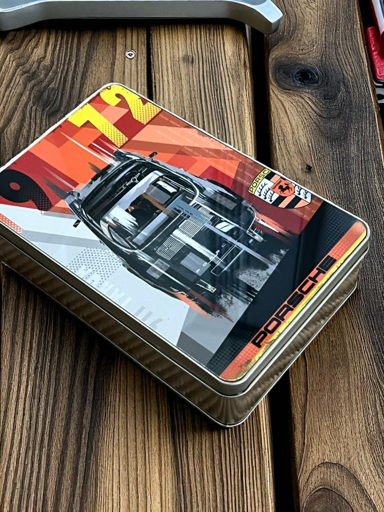 Porsche 911 Targa Tribute Metal Storage Box - Vroom Classics