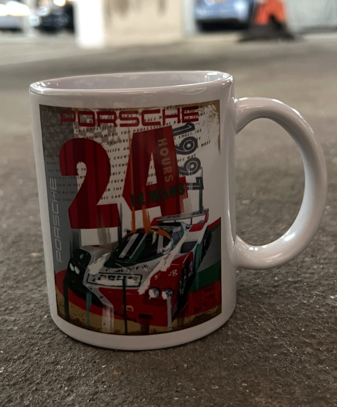 Porsche 962 Pop Art Mug - Vroom Classics