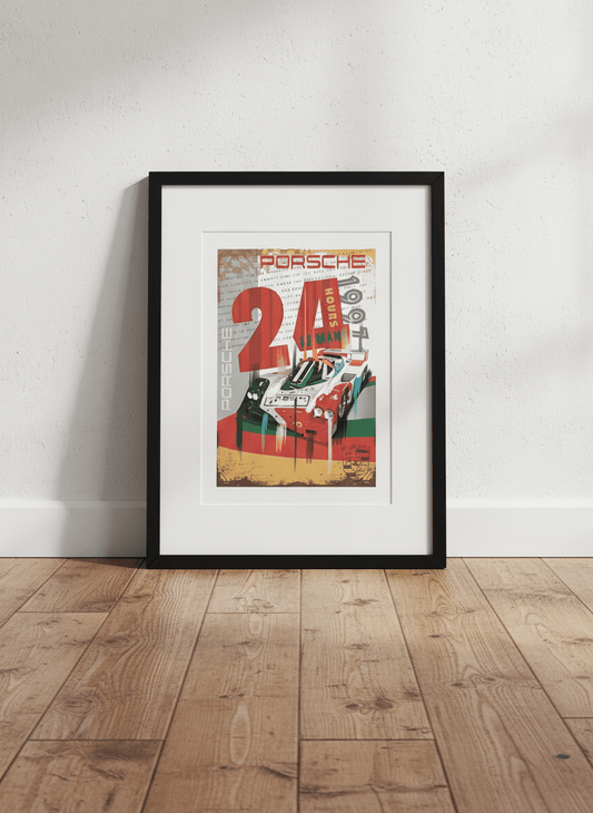 Porsche 962 Pop Art Print - Vroom Classics