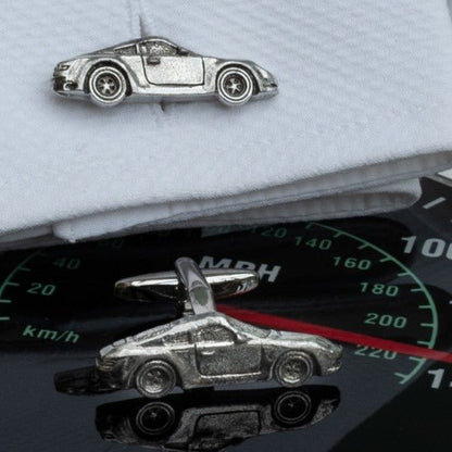 Porsche Pewter Cufflinks - Vroom Classics