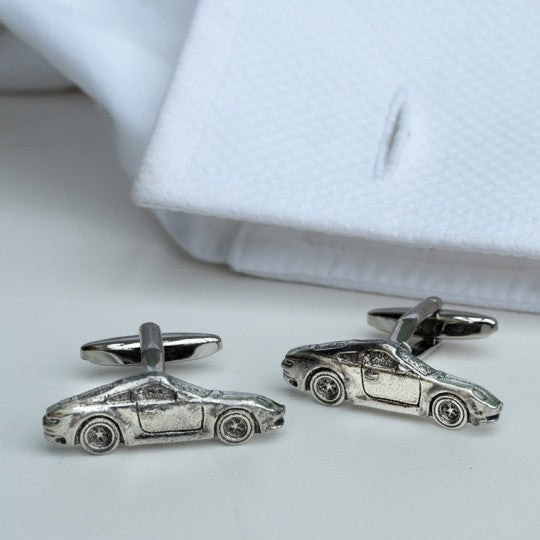 Porsche Pewter Cufflinks - Vroom Classics