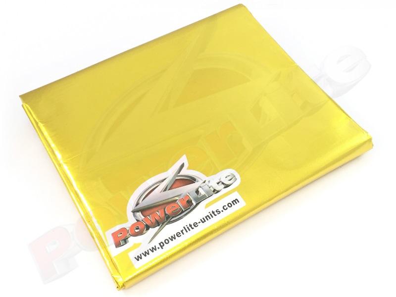 Powerlite Gold Reflective Barrier Thermal Heat Shield Sheet Protection 50 x 60cm - Vroom Classics