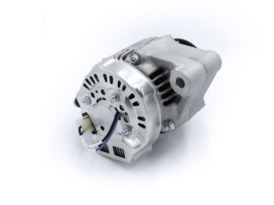RAC001 Powerlite Performance Alternator Small 55A "in line" 2 Bottom Fixing Lugs - Vroom Classics