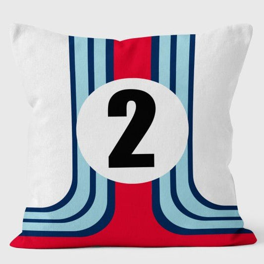 Racing Stripe No2 Cushion - Vroom Classics