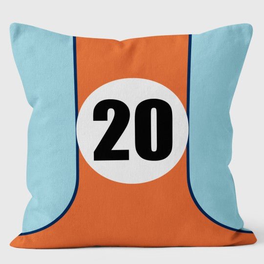 Racing Stripe No20 Cushion - Vroom Classics