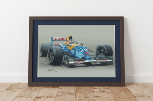 Red 5 and Nigel Reunited at Goodwood - Limited Edition Giclee Print - Vroom Classics