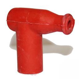 Red Spark Plug Cap, waterproof, red - Vroom Classics